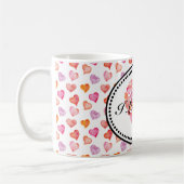 I Love You Watercolor Hearts Koffiemok (Links)