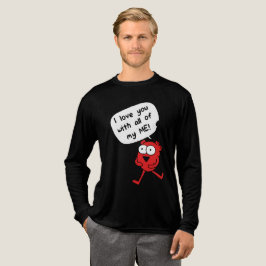 I Love You With All My Me – Cute Valentine Tri-Blend Shirt