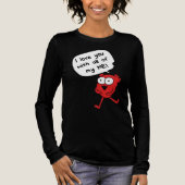 I Love You With All My Me – Cute Valentine Tri-Blend Shirt (Voorkant)