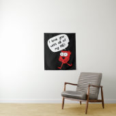 I Love You With All My Me – Cute Valentine Wandkleed (In situ)