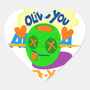 I Love You XOXO mooie verbazingwekkende Grafische  Hart Sticker