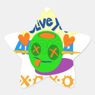 I Love You XOXO mooie verbazingwekkende Grafische  Ster Sticker