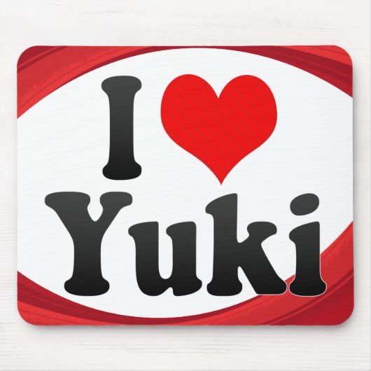 I Love Yuki, Japan Muismat (Voorkant)