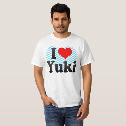 I Love Yuki, Japan T-shirt (Voorkant volledig)