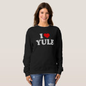 I Love Yule Premium Trui (Voorkant volledig)