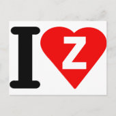 I-LOVE-Z. BRIEFKAART (Voorkant)