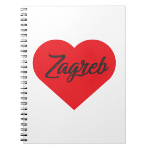 I Love Zagreb - Kroatië Notitieboek