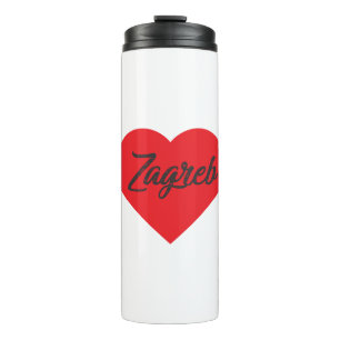 I Love Zagreb - Kroatië Thermosbeker