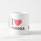 I-love-Zaragoza Koffiemok (Voorkant links)