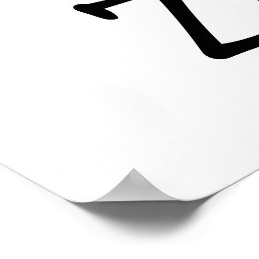 I Love Zebras Poster (Hoek)