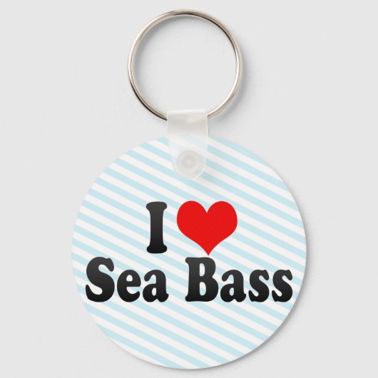 I Love Zee Bass Sleutelhanger (Voorkant)