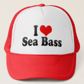 I Love Zee Bass Trucker Pet (Voorkant)