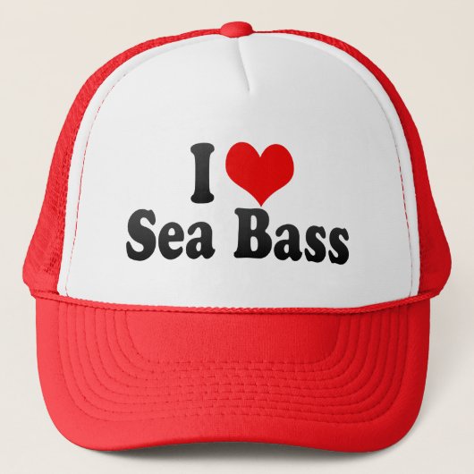 I Love Zee Bass Trucker Pet (Voorkant)