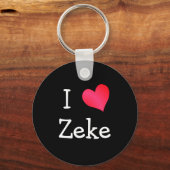 I Love Zeke Sleutelhanger (Voorkant)