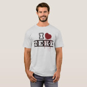 I Love Zeke T-shirt (Voorkant volledig)