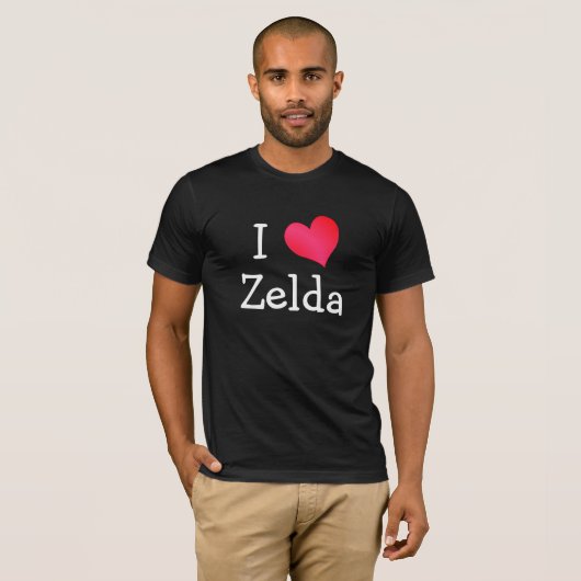 I Love Zelda T-shirt (Voorkant volledig)