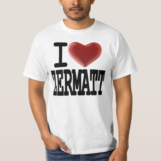 I Love ZERMATT T-shirt (Voorkant)