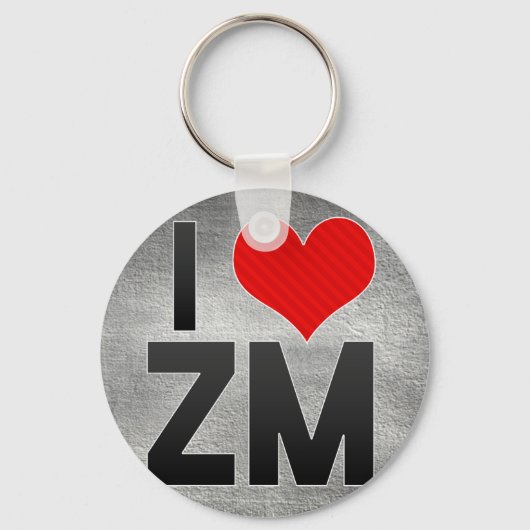 I Love ZM Sleutelhanger (Voorkant)