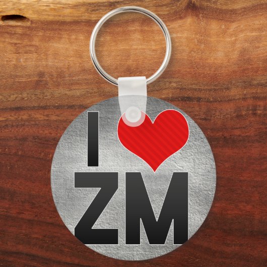 I Love ZM Sleutelhanger (Voorkant)