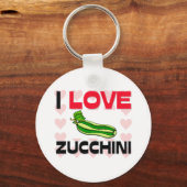 I Love Zucchini Sleutelhanger (Voorkant)