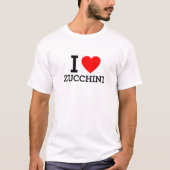 I Love Zucchini T-shirt (Voorkant)