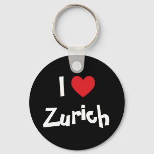 I Love Zurich Sleutelhanger