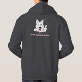 I love Zwitserse Witte Herders Hoodie (Achterkant)