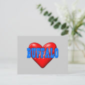 I LoveBuffalo Briefkaart (Staand voorkant)