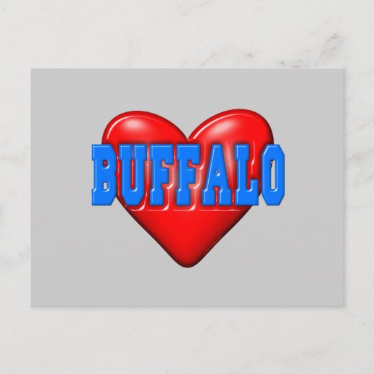 I LoveBuffalo Briefkaart (Voorkant)