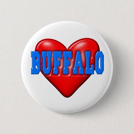 I LoveBuffalo Ronde Button 5,7 Cm (Voorkant)
