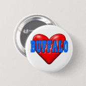 I LoveBuffalo Ronde Button 5,7 Cm (Voorkant /achterkant)