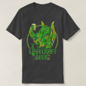 I LOVECRAFT BEER Premium TShirt (Design voorkant)