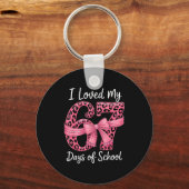 I Loved My 67 Days Of School Coquette Girls Women  Sleutelhanger (Voorkant)