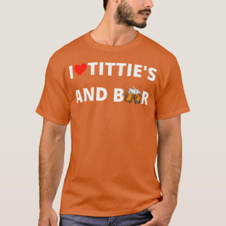 I Loveitties And Beer retro T-shirt