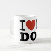 I LOVEMY DOG KOFFIEMOK (Voorkant links)