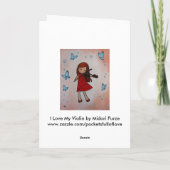 I loveMyViolin Kaart (Achterkant)