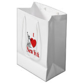 I Lover NY Medium Cadeauzakje (Voorkant Gekanteld)