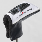 I LOVETTE UNIEKE Auto Art Design Golfheadcover (3/4 voorkant)