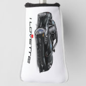 I LOVETTE UNIEKE Auto Art Design Golfheadcover (Draai 90)