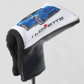 I LOVETTE® UNIEKE Auto Art Design Golfheadcover (3/4 voorkant)