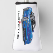 I LOVETTE® UNIEKE Auto Art Design Golfheadcover (Draai 90)