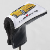 I LOVETTE® UNIQUE Auto Art Design Golfheadcover (3/4 voorkant)