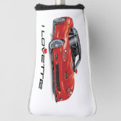 I LOVETTE® UNIQUE Auto Art Design Golfheadcover (Draai 90)