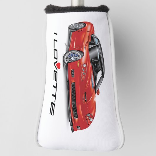 I LOVETTE® UNIQUE Auto Art Design Golfheadcover (Draai 90)
