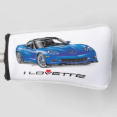 I LOVETTE® UNIQUE Auto Art Design Golfheadcover (Voorkant)