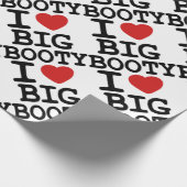 I LOVGE BIG BOOTY CADEAUPAPIER (Hoek)