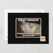 I lub Yu! Ik miste yu! Briefkaart (Voorkant / Achterkant)