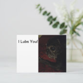 "I Lubs you"-kaart Briefkaart (Staand voorkant)