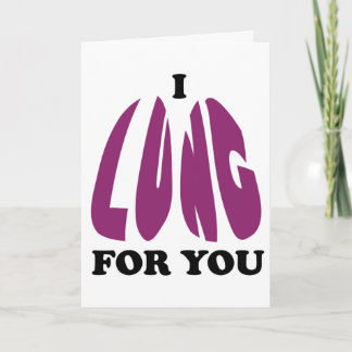 I Lung For You Feestdagen Kaart