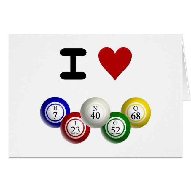 I Luv Bingo (Voorkant Horizontaal)
